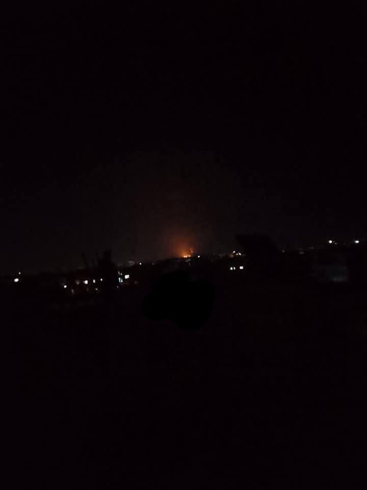 Israeli airstrikes in outskirts of Homs-city