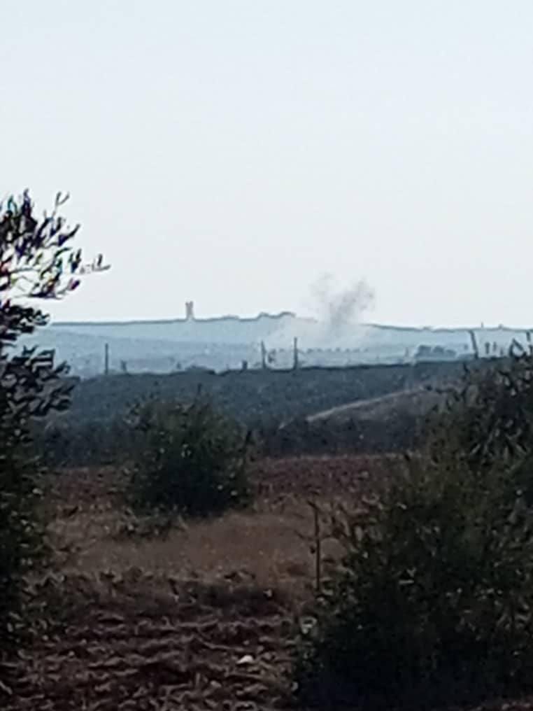 The Turkish military and the Turkish led SNA carried out extensive artillery strikes on the western countryside of Manbij