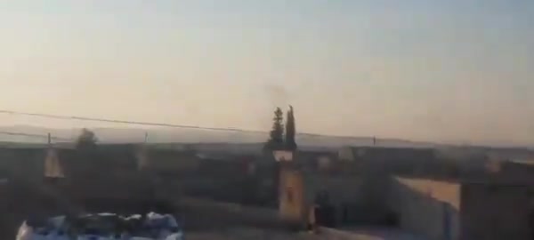 Turkish Armed Forces artillery units strike SDF targets in Zor Magar village in Kobane countryside