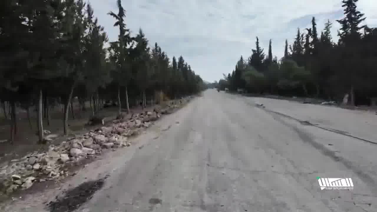 Syrian Rebels inside Brigade 87 just otise Hama City