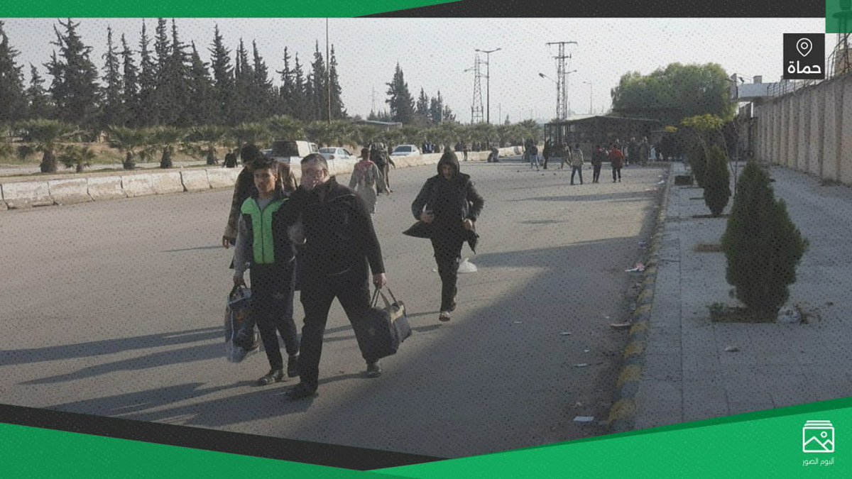 Hundreds of prisoners were released from Hama Central Prison