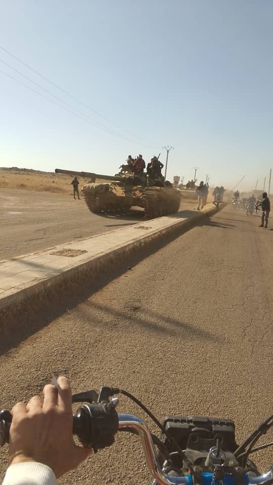 Daraa local fighters seized their first tanks in the province from Assad's forces.  Ongoing clashes in several areas in the province