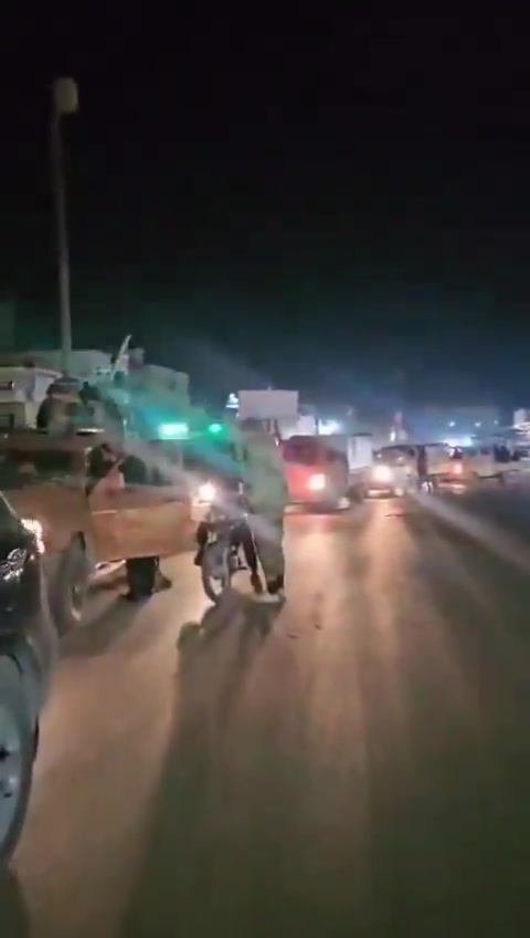 Rebels in Douma, East Ghouta, going to Damascus. Former Jaish Islam stronghold, it was the place of the government chlorine attack in April 2018