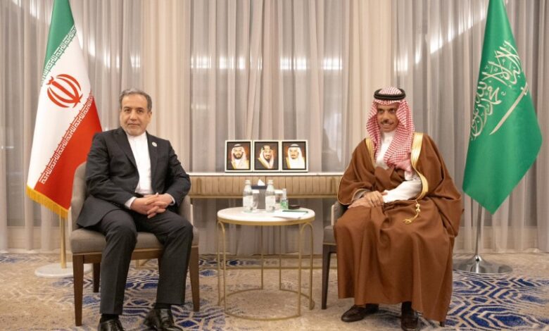 Saudi Foreign Minister discusses with Iranian counterpart strengthening relations and situation in Syria