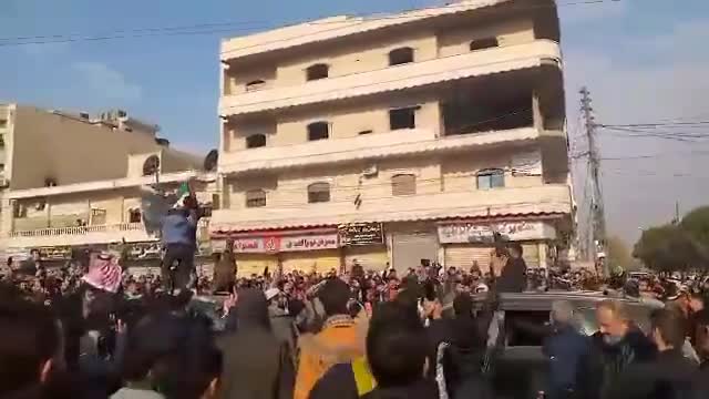 Reportedly SNA infiltrated in Manbij and welcomed by locals