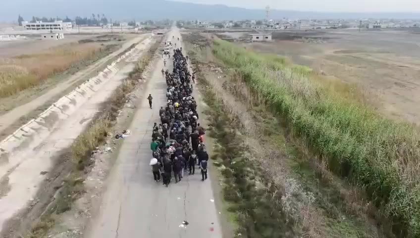 Assad militia fighters in Jourin surrendered