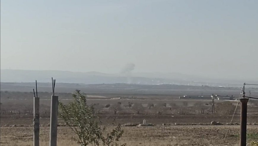 ANHA: Turkish army is currently shelling the village of Zurmaghar in the western countryside of Kobani with heavy weapons