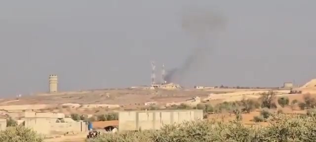 Kobane “Mishtenur hill” - the Turkish airforce is carrying out airstrikes on Kobane