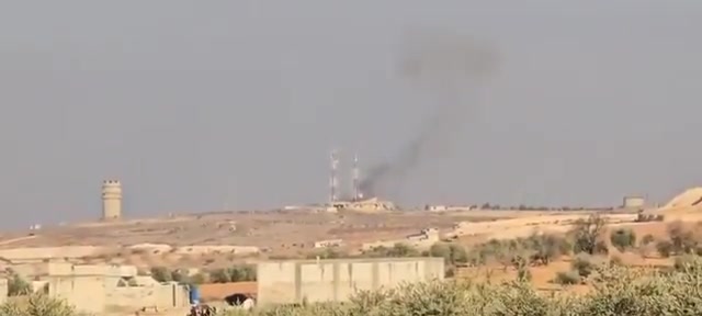 Kobane “Mishtenur hill” - the Turkish airforce is carrying out airstrikes on Kobane