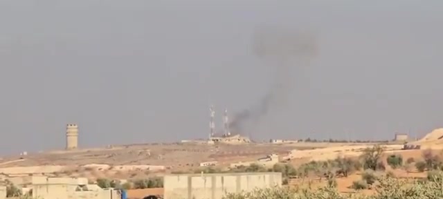 Kobane “Mishtenur hill” - the Turkish airforce is carrying out airstrikes on Kobane