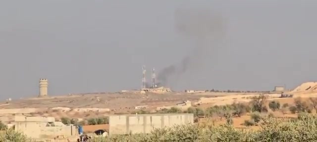 Kobane “Mishtenur hill” - the Turkish airforce is carrying out airstrikes on Kobane