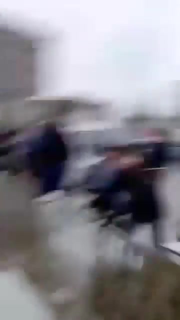Kurdish sources claim that they are not behind shooting protesters in Raqqa and post this video to demonstrate that someone amongst the protesters is holding a PKC machine gun shooting