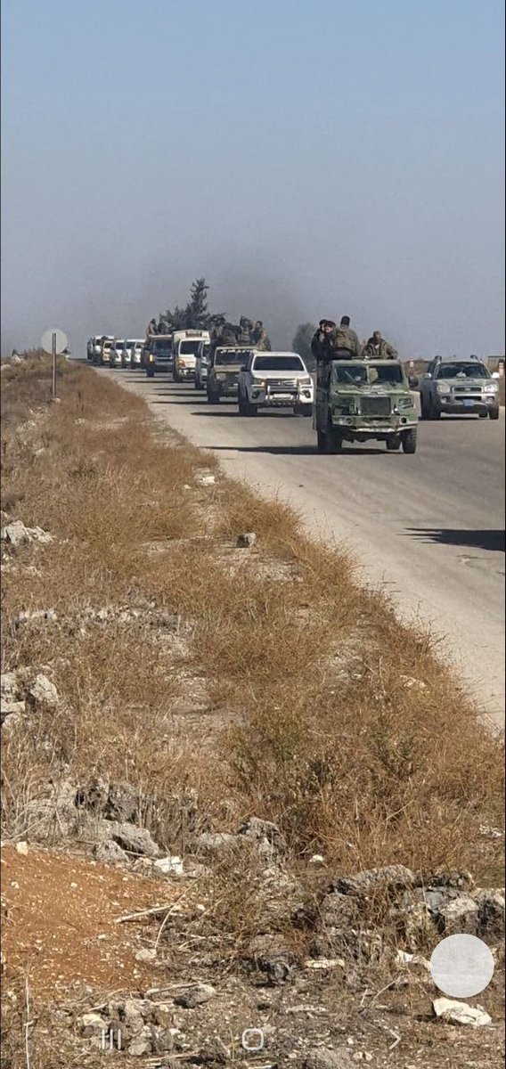 The Military Operations Department heads to Daraa city to take over the administration of the city and the Nassib border crossing with Jordan.