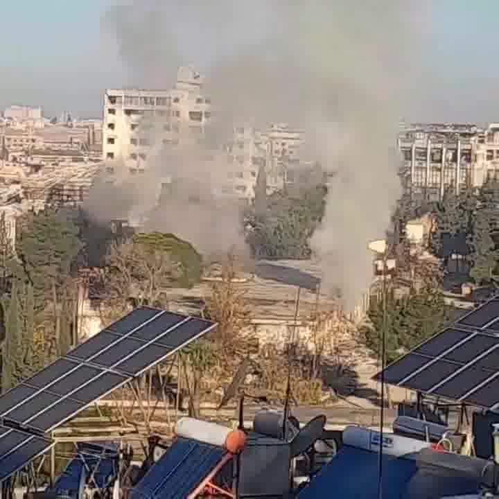 Fire in an ammunition depot at Al-Muhallab barracks in Aleppo