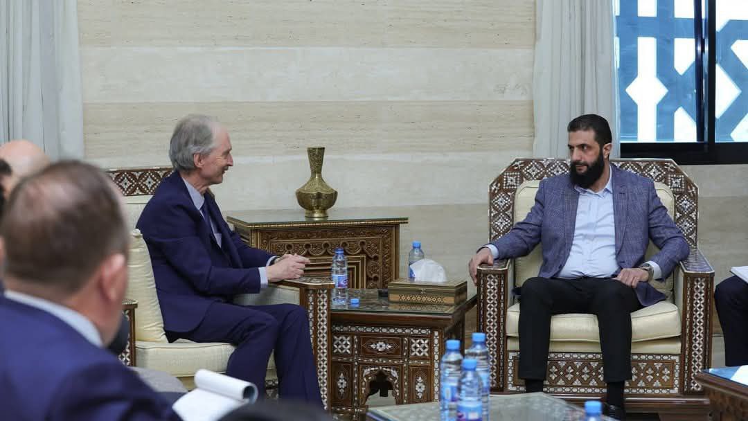 Al-Joulani met with UN Special Envoy Geir Pederson