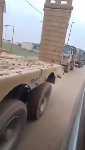 Reportedly Turkish army convoy entered the town of Manbij