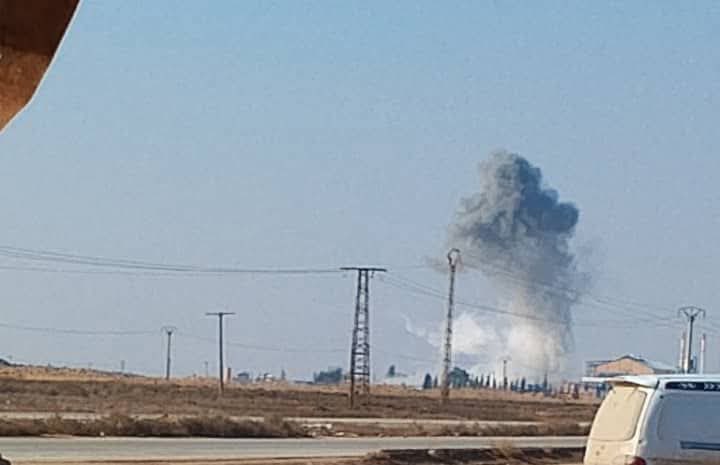 Fierce clashes in the eastern countryside of Manbij between the SDF and the Turkish led SNA. Turkish airforce is providing close air support for the SNA Airstrike north of Maskanah