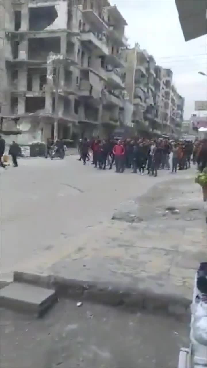 Demonstrations in the Sheikh Maqsoud neighborhood in Aleppo organized by Kurdish civilians to demand the withdrawal of the SDF militia from the neighborhood. The SDF confronted the protesters with gunfire to disperse them and launched a wide-scale arrest campaign