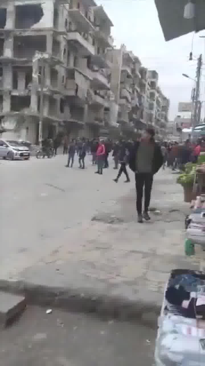 Demonstrations in the Sheikh Maqsoud neighborhood in Aleppo organized by Kurdish civilians to demand the withdrawal of the SDF militia from the neighborhood. The SDF confronted the protesters with gunfire to disperse them and launched a wide-scale arrest campaign