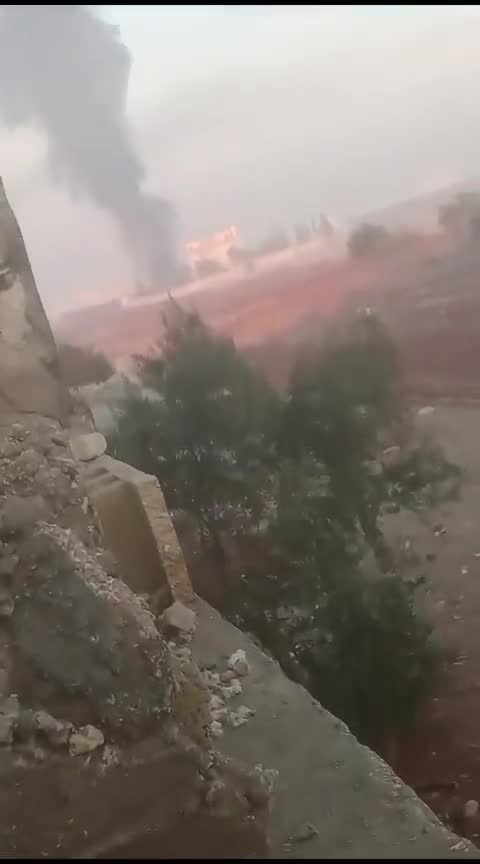 Syria: ammunition went off this morning in area of Termanin.Cause of blast is currently unknown, but possibly linked to the ongoing mine-clearance activities (village is close to the former West Aleppo front)