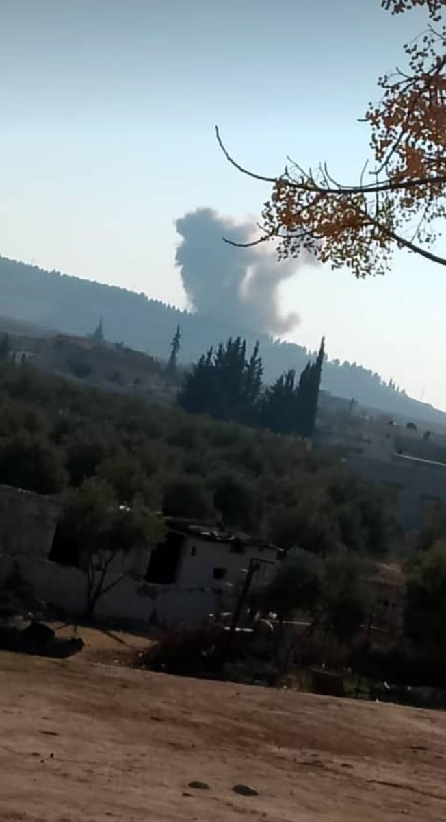 Violent shelling on the hill of Dongz villages in the southern countryside of Kobani