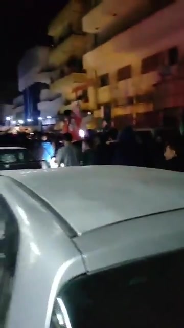 Demonstrations by residents of the Saliba neighborhood in Latakia