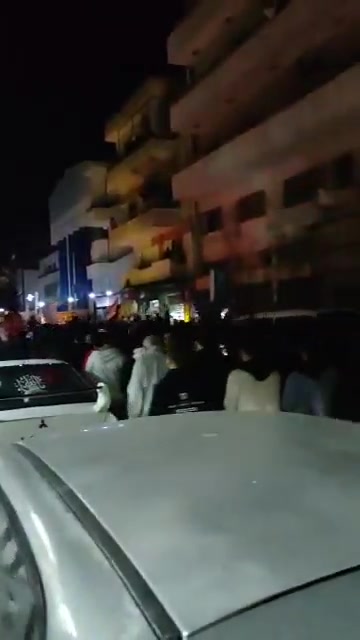 Demonstrations by residents of the Saliba neighborhood in Latakia