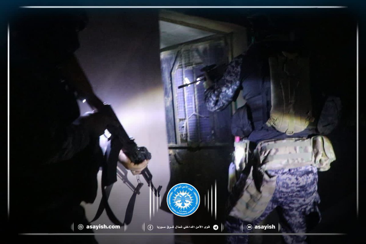 SDF security forces have captured 2 ISIS militants during raids north of Deir ez-zor. The terrorist cell was responsible for terrorizing civilians and targeting security checkpoints