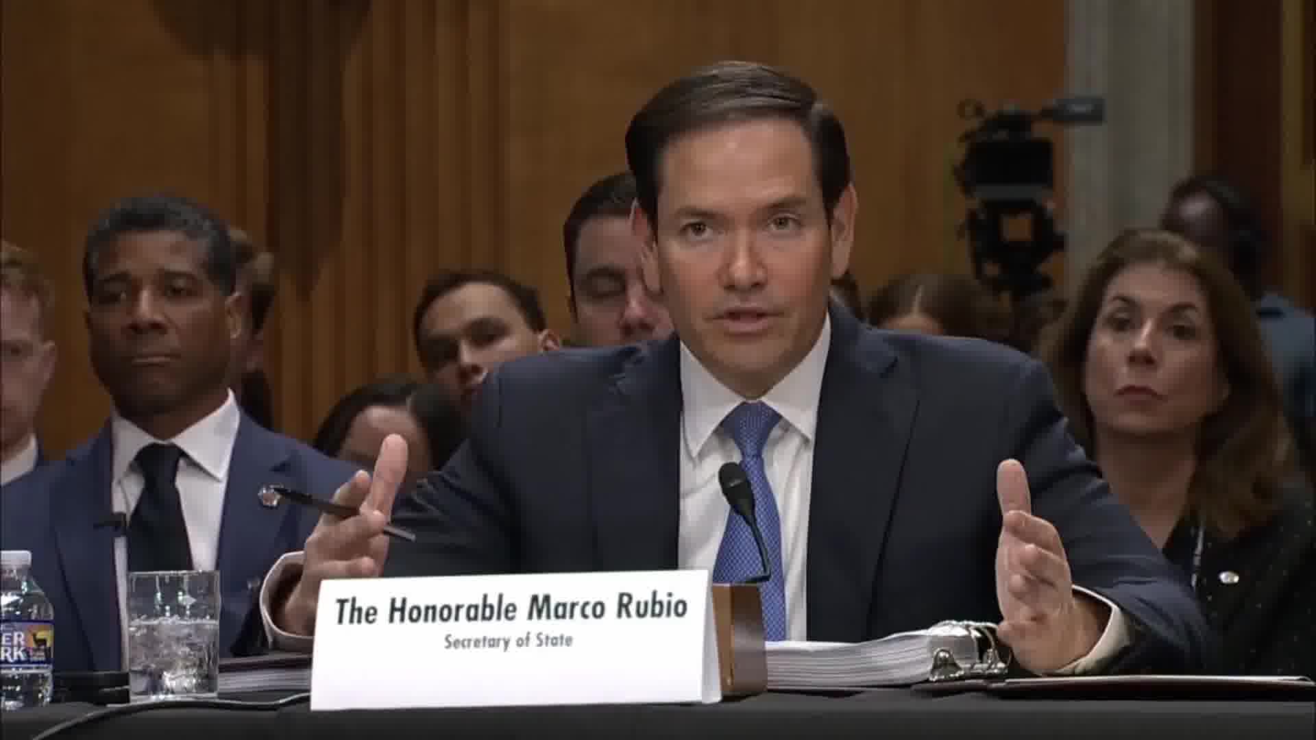 While speaking today in front of the Senate Foreign Relations Committee, U.S. Secretary of State Marco Rubio  claimed that the Syrian Government is “weeks away from potential collapse and a full-scale civil war of epic proportions.”