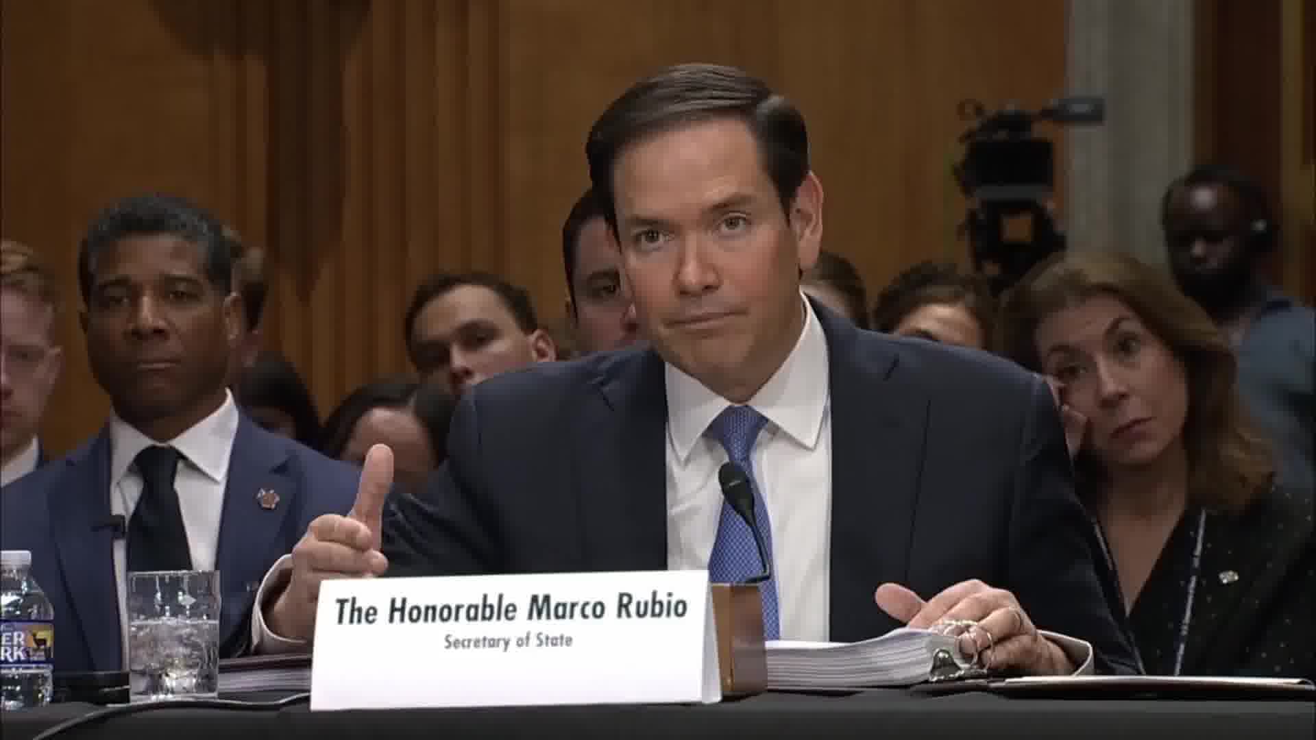 While speaking today in front of the Senate Foreign Relations Committee, U.S. Secretary of State Marco Rubio  claimed that the Syrian Government is “weeks away from potential collapse and a full-scale civil war of epic proportions.”