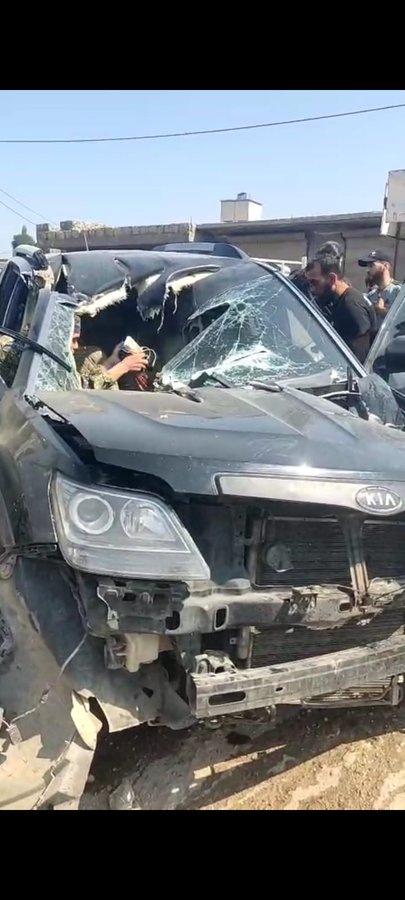 Two assassination operations were carried out today by the International Coalition's aircraft in Idlib countryside. - The first strike targeted a motorcycle on the agricultural road between Sarmada and Dana, killing two individuals. - The second strike hit a vehicle on the Atmeh road, killing one person