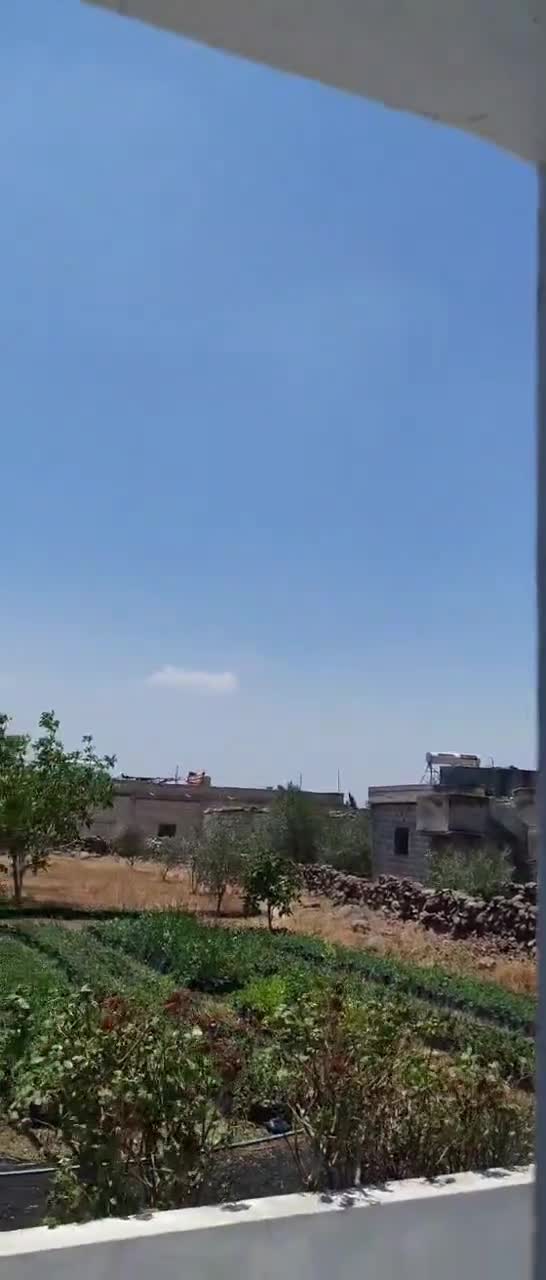 A second Iranian drone was intercepted over the town of Saida in the southern Quneitra countryside.