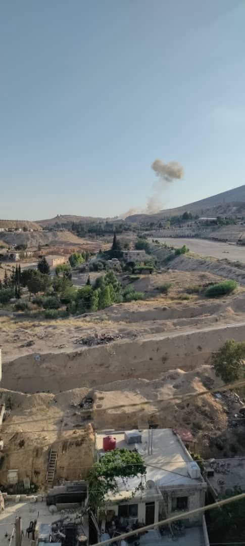 An explosion occurred in the Mazzeh 86 area, near the People's Palace Road.