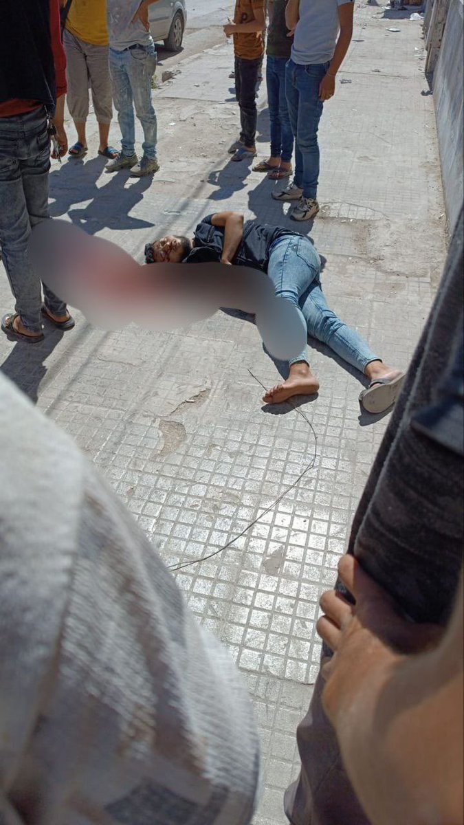 A man was killed after being shot by militants on a motorcycle in Arba’een Street in the centre of Idlib city