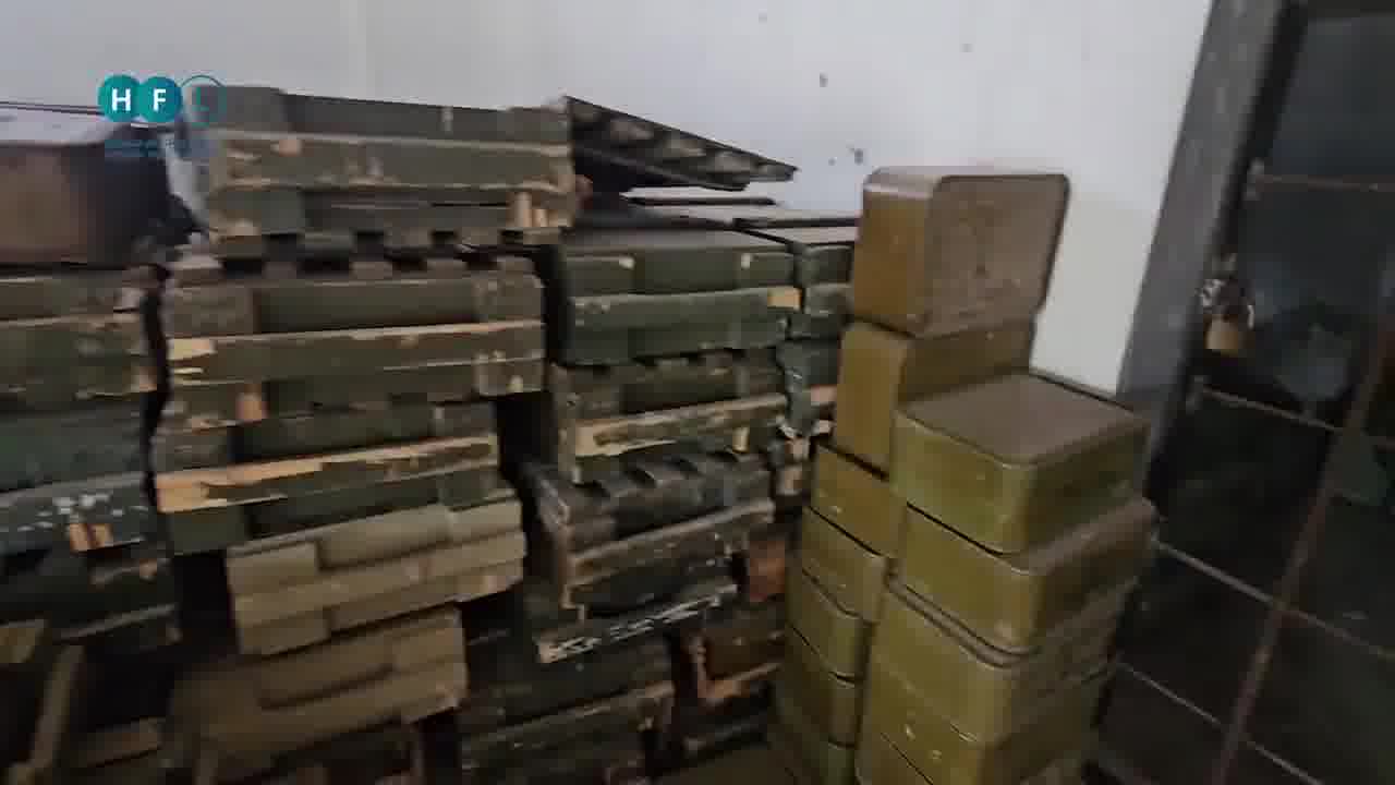 South Syria: more spoils seized from local Druze factions, including an ammo depot in the town of Mazraa (W. Suwayda). Aim of ongoing operations is to disarm those militias
