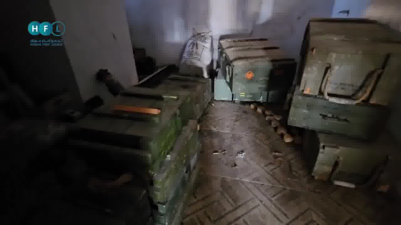 South Syria: more spoils seized from local Druze factions, including an ammo depot in the town of Mazraa (W. Suwayda). Aim of ongoing operations is to disarm those militias