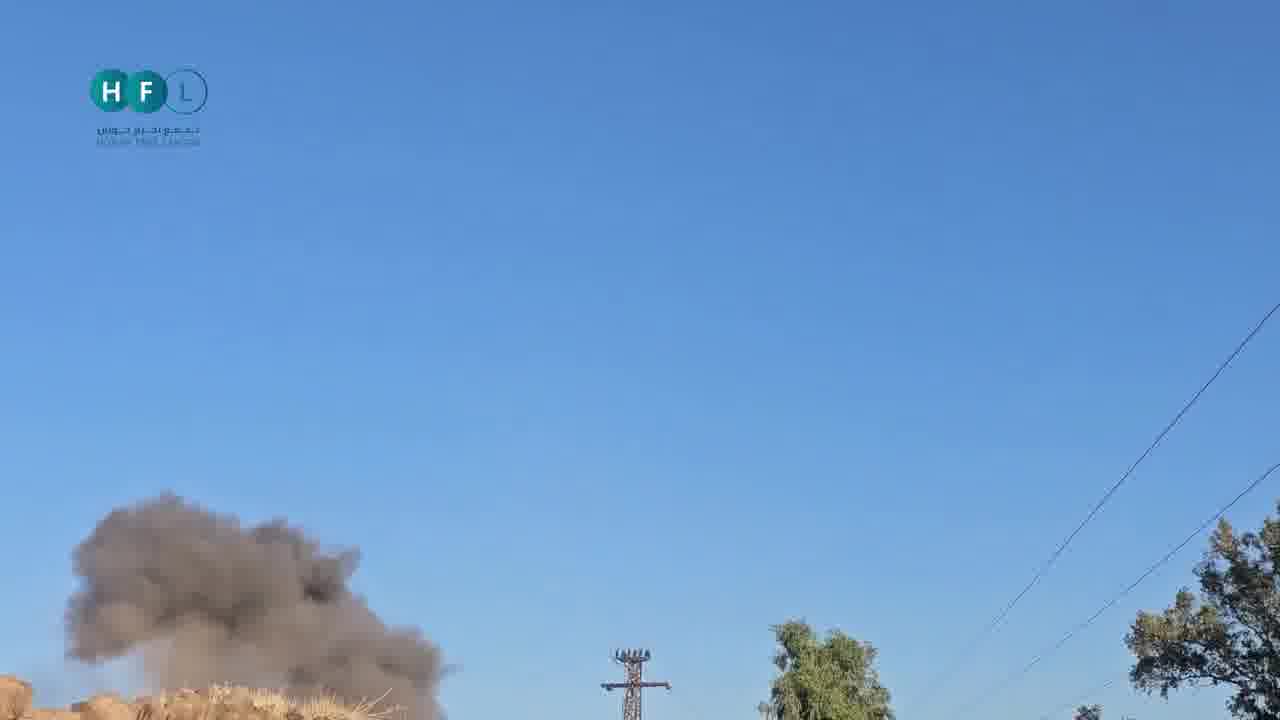 Israeli airstrike(s) just targeted the town of Mazraa (West Suwayda) after it was freshly captured by Damascus forces