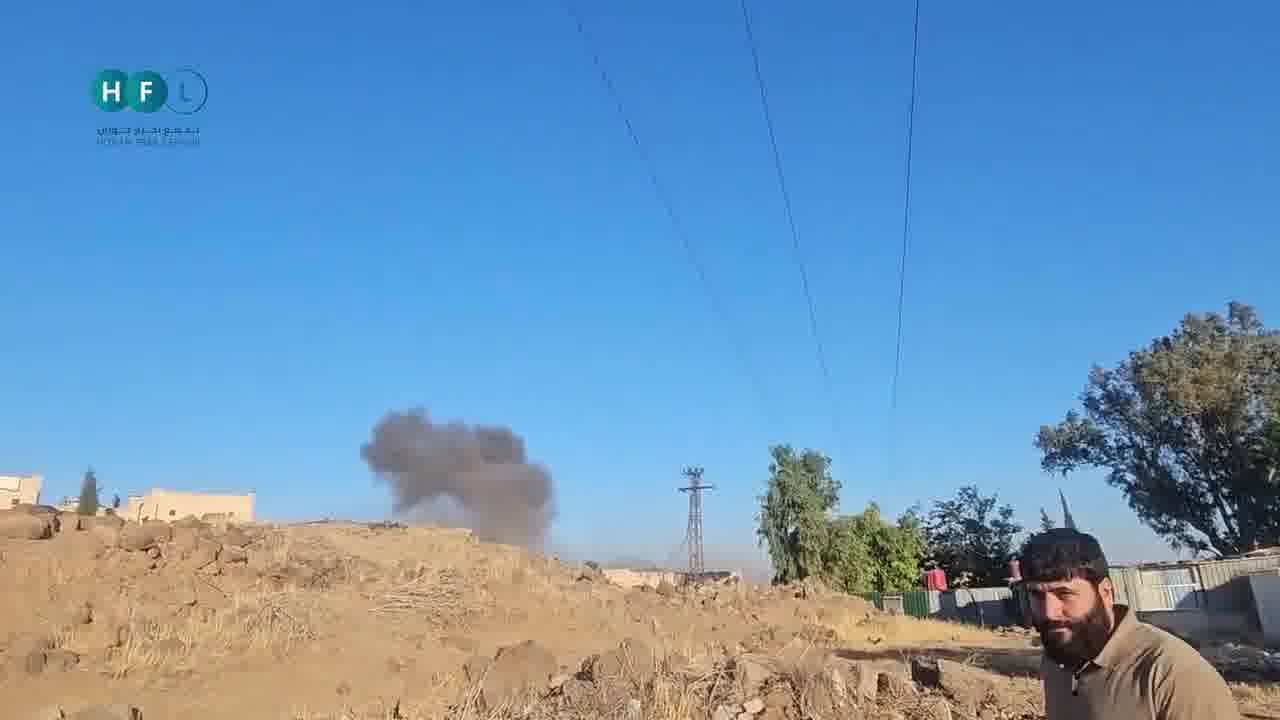 Israeli airstrike(s) just targeted the town of Mazraa (West Suwayda) after it was freshly captured by Damascus forces