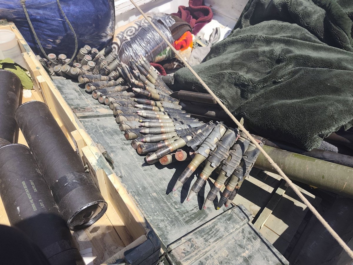 Ministry of Interior: Internal Security Forces found a number of warehouses containing various weapons, shells, and ammunition in a number of villages in the countryside of As-Suwayda Governorate, as part of the widespread security deployment aimed at containing tensions and establishing security and stability in the region.