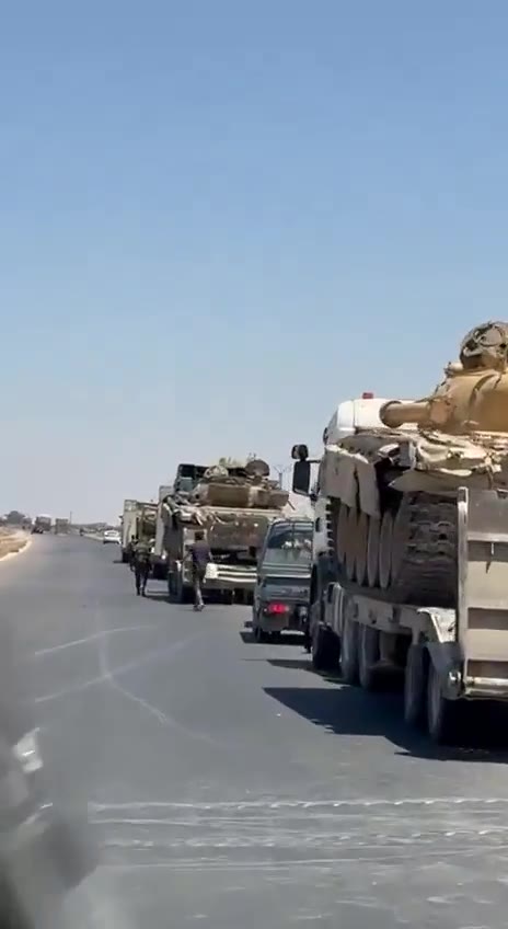Syrian Arab Army forces begin withdrawing heavy machinery from Sweida, in preparation for handing over the city's neighborhoods to the Internal Security Forces