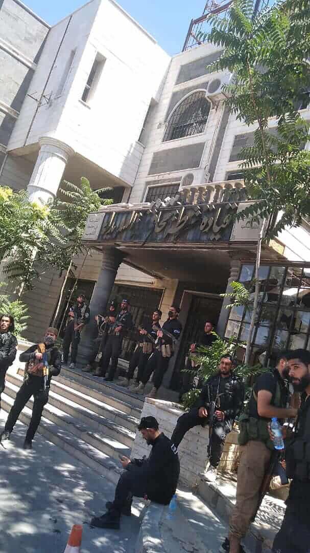 Police HQ Suweida under control of Damascus forces