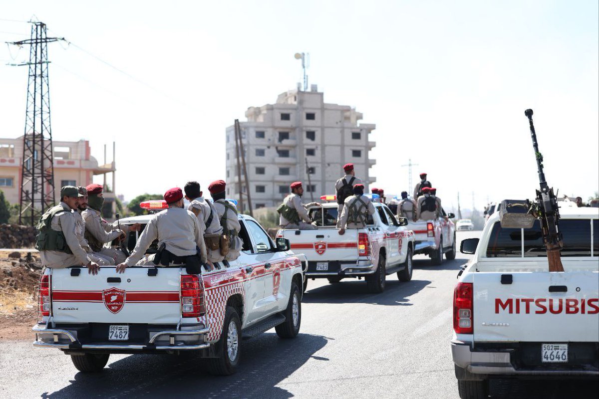 Military police forces enter Sweida, in coordination with the Ministry of Interior