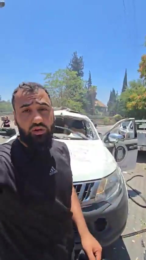 A journalist documents the targeting of the Ministry of Interior forces' air force to prevent the restoration of security and stability in Sweida