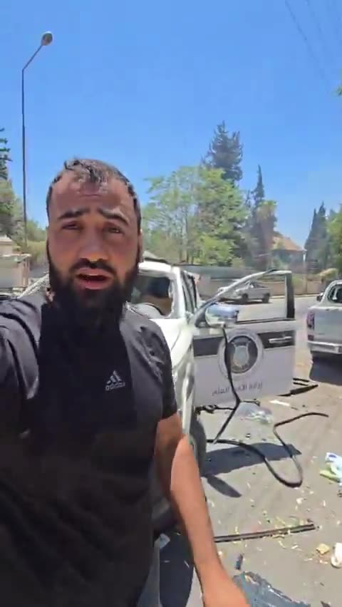 A journalist documents the targeting of the Ministry of Interior forces' air force to prevent the restoration of security and stability in Sweida