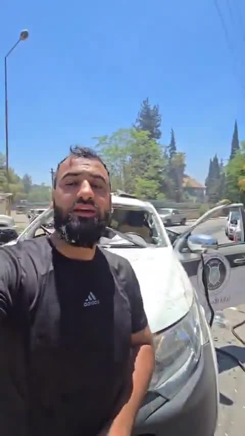A journalist documents the targeting of the Ministry of Interior forces' air force to prevent the restoration of security and stability in Sweida