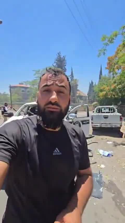 A journalist documents the targeting of the Ministry of Interior forces' air force to prevent the restoration of security and stability in Sweida