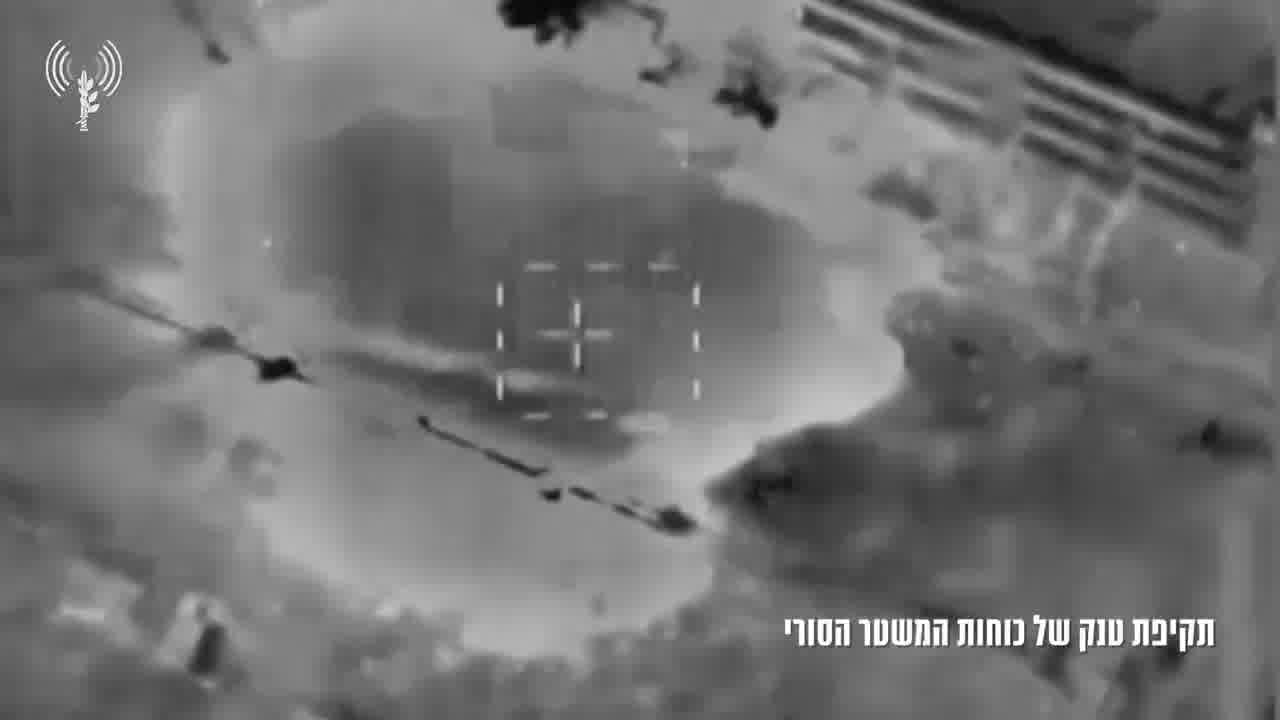 Israel releases footage of their airstrikes across southern Syria against Syrian Government Forces and structures