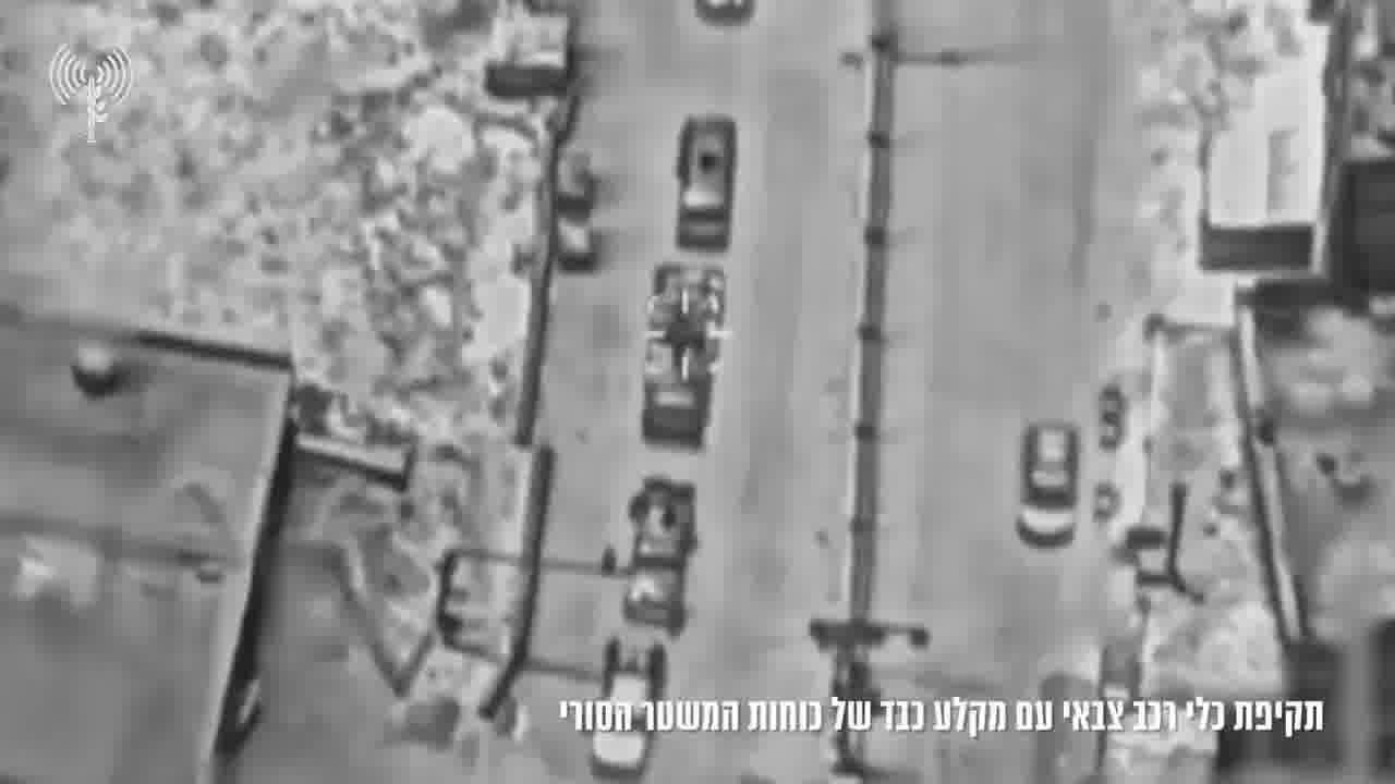 Israel releases footage of their airstrikes across southern Syria against Syrian Government Forces and structures