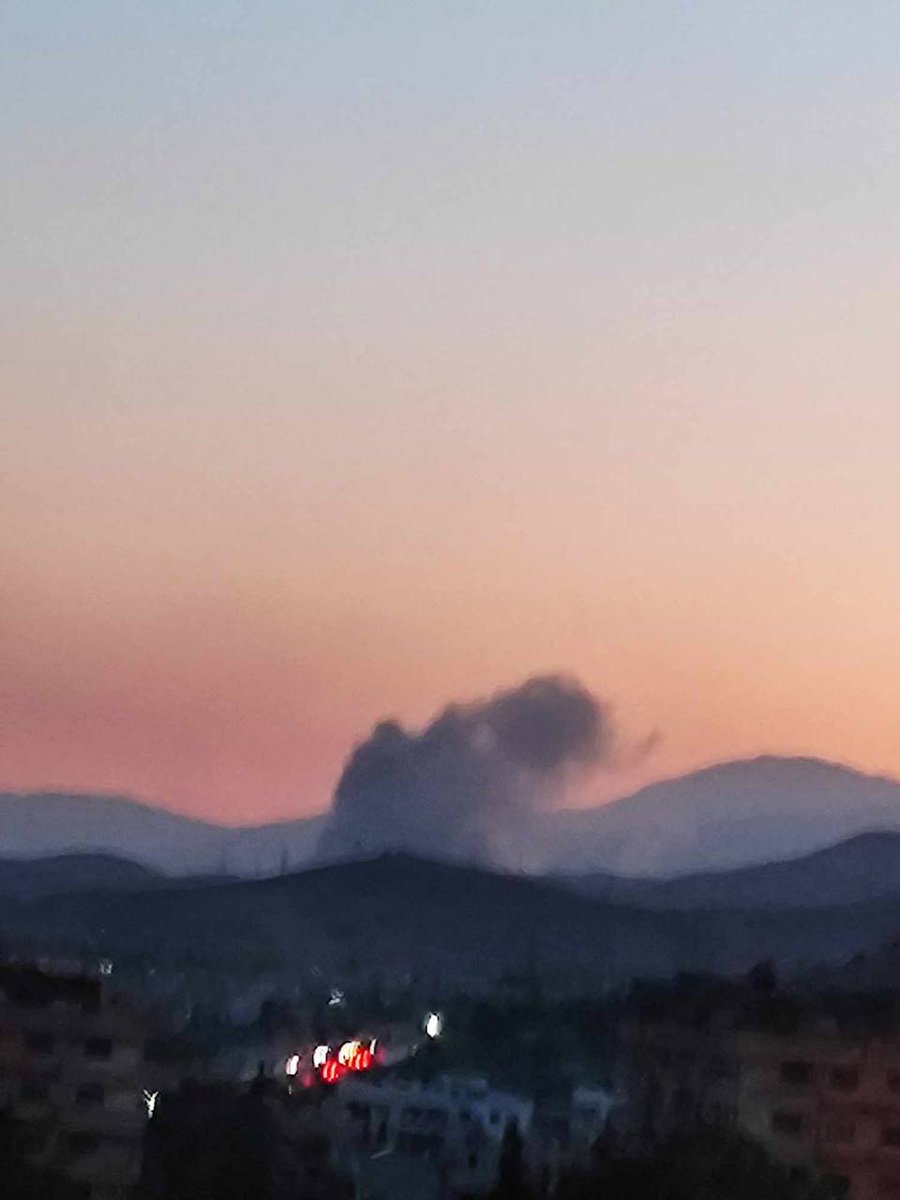 A new Israeli raid in the vicinity of the Qatana area in the Damascus countryside.