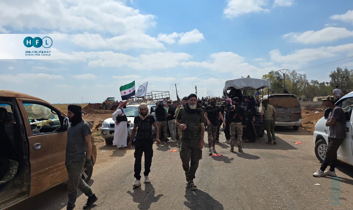 South Syria: tribal fighters who came from other regions are also progressively withdrawing from Suwayda province, in conjunction with the deployment of the Security forces in the area (mostly in the Western countryside). nThe Security forces also arrived in Walgha (NW. outskirts of the city)